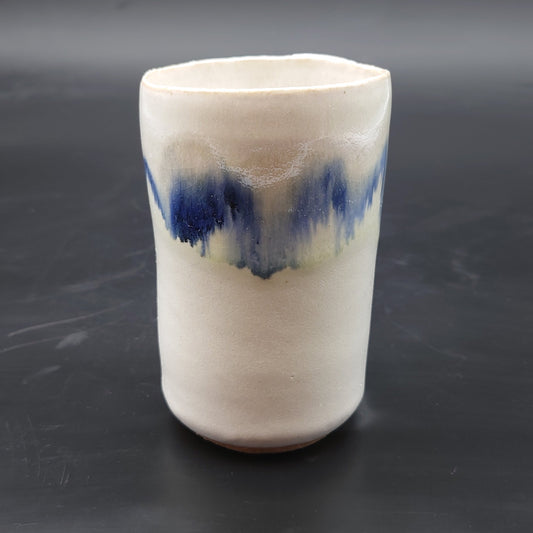 Becher weiß/bunt #1